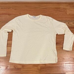 NWT Parke Heart Pointelle Long Sleeve